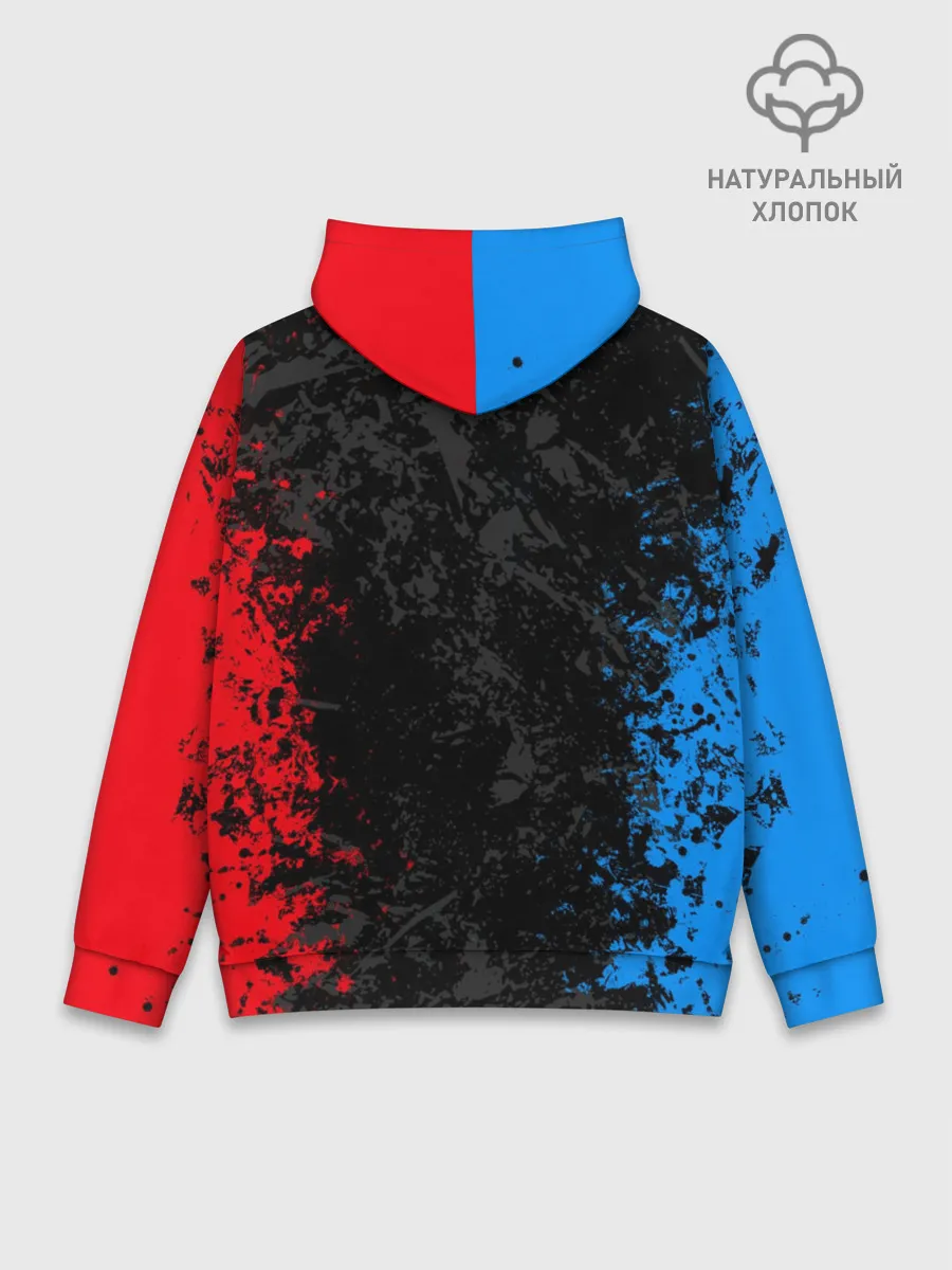 Худи мужской база хлопок / TEAM FORTRESS 2 RED VS BLUE