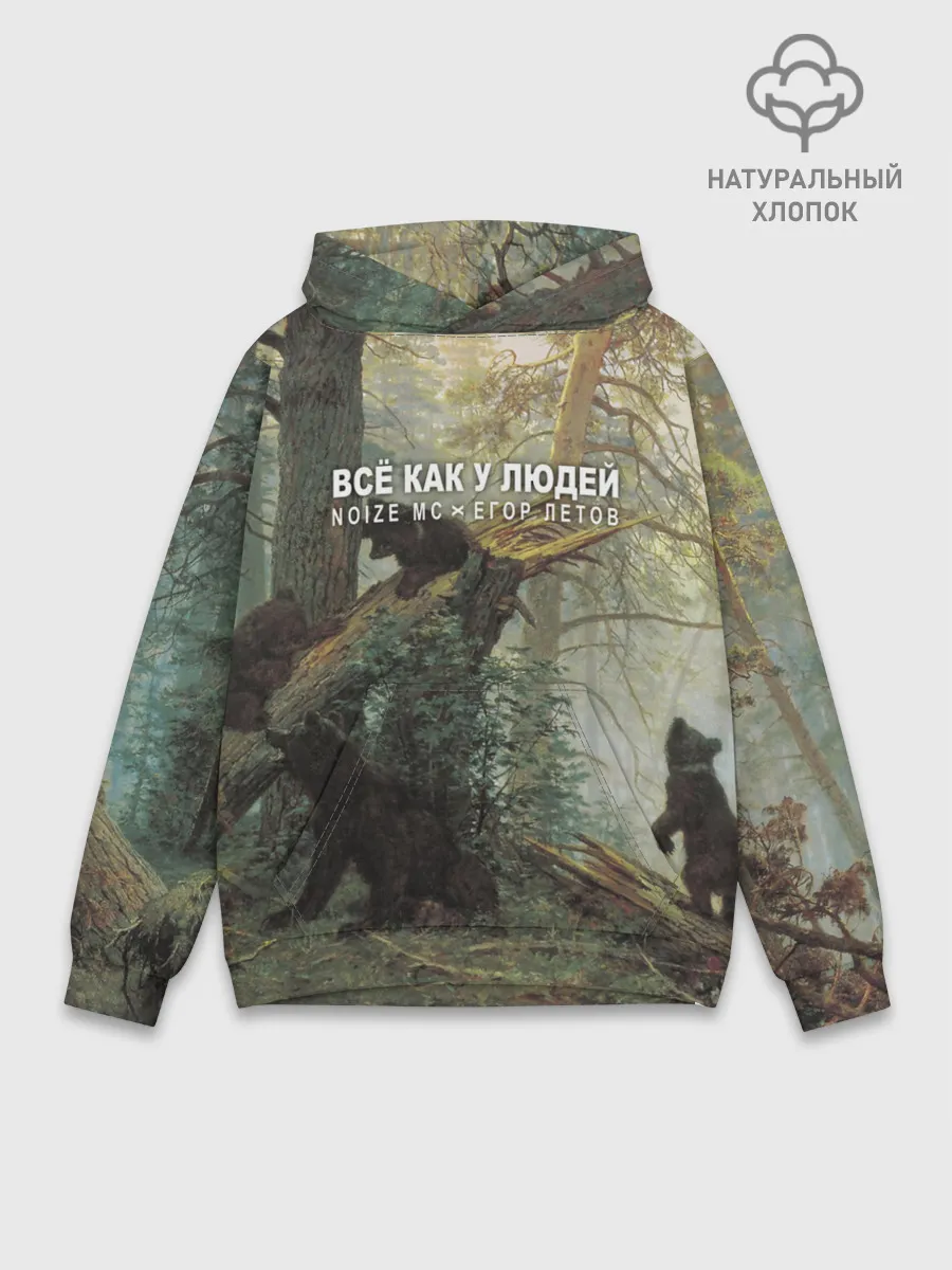 Худи мужской база хлопок / Все как у людей