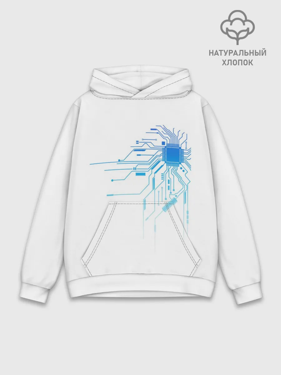 Худи мужской база хлопок / Ice IC