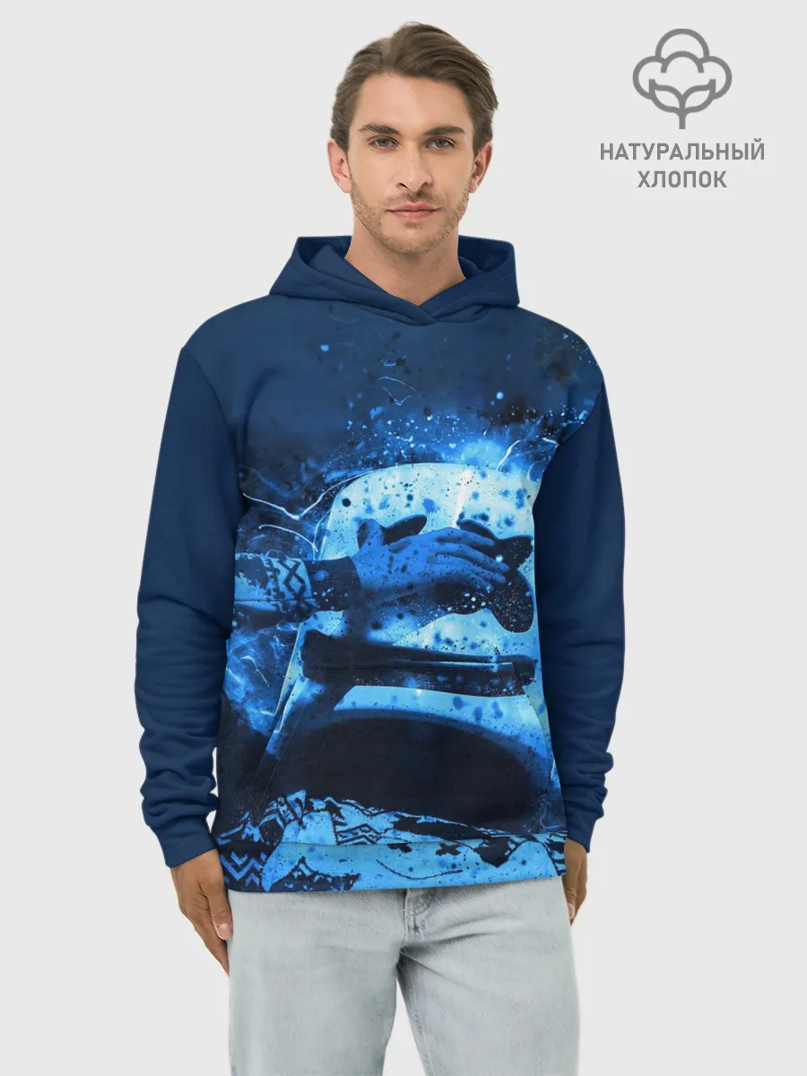 Худи мужской база хлопок / Marshmello
