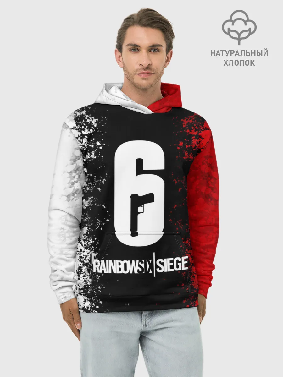 Худи мужской база хлопок / Rainbow Six | Siege.