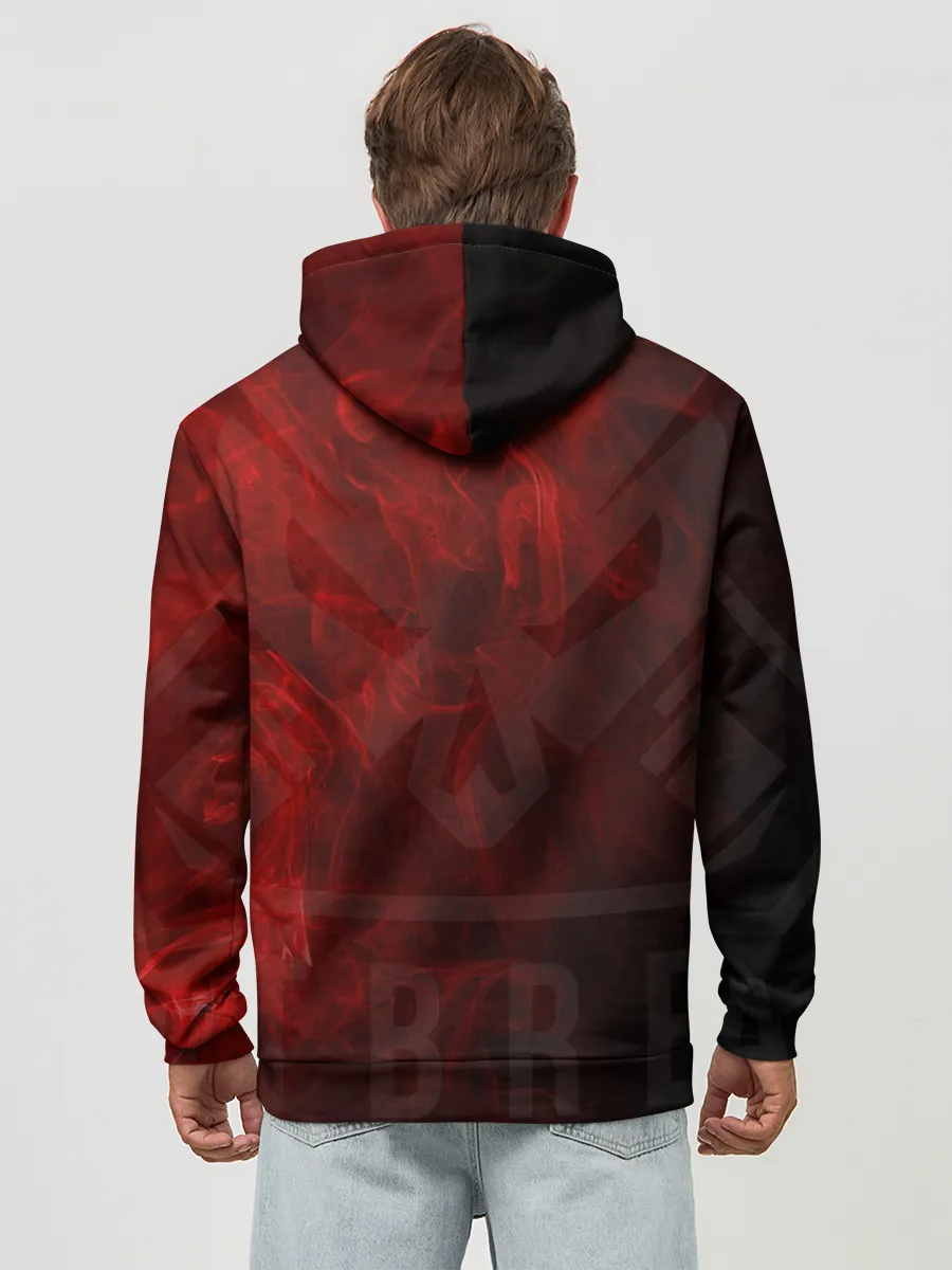 Худи мужской база хлопок / RAINBOW SIX SIEGE OUTBREAK