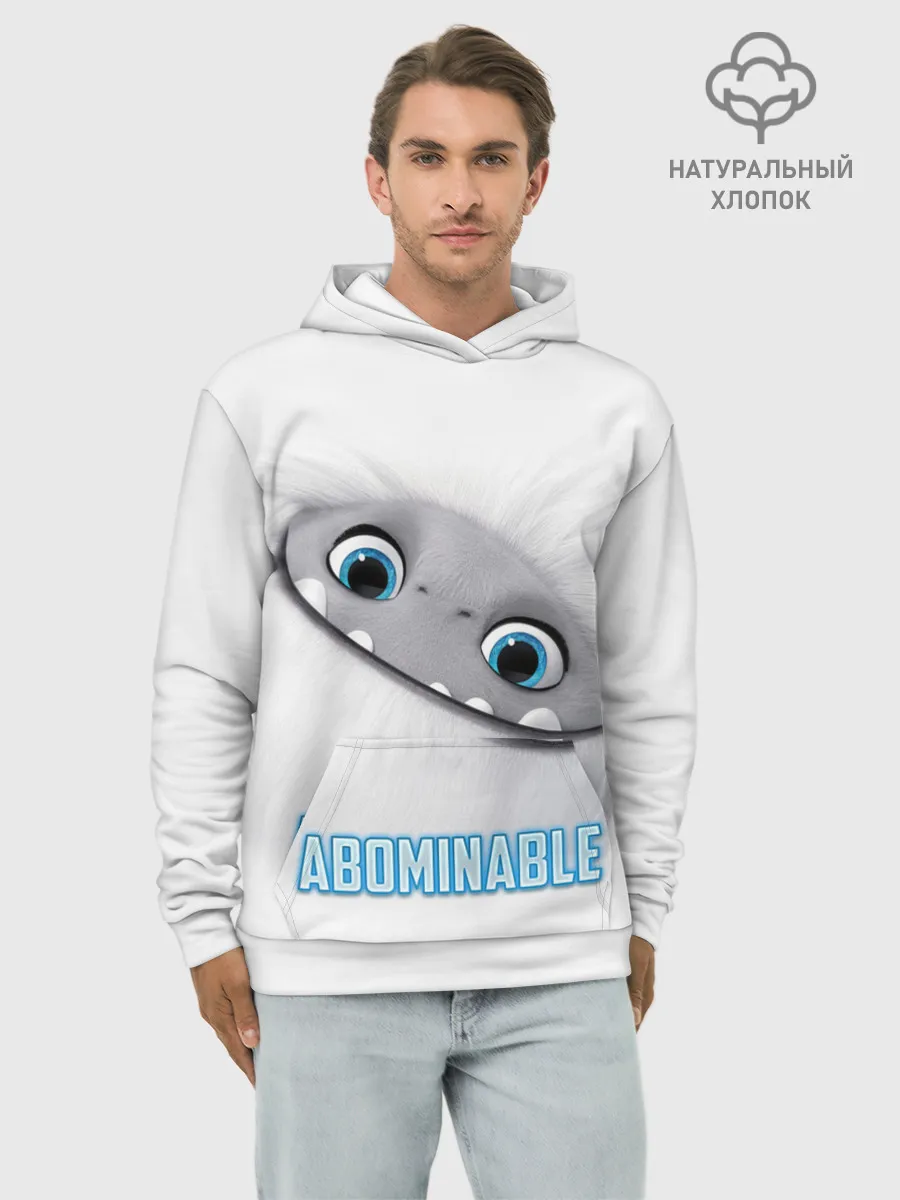Худи мужской база хлопок / ABOMINABLE