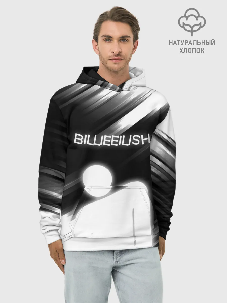 Худи мужской база хлопок / Billie Eilish.