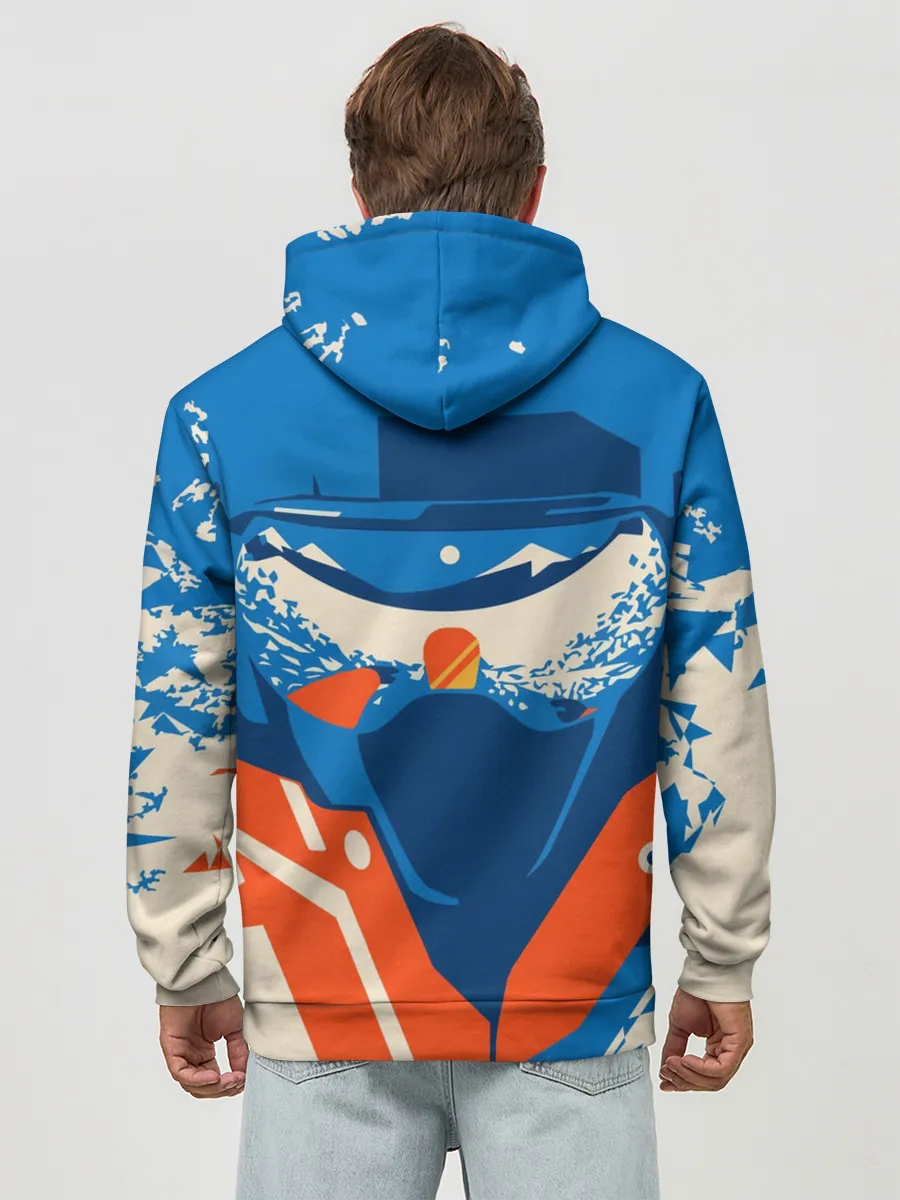 Худи мужской база хлопок / SNOW BOAR DING