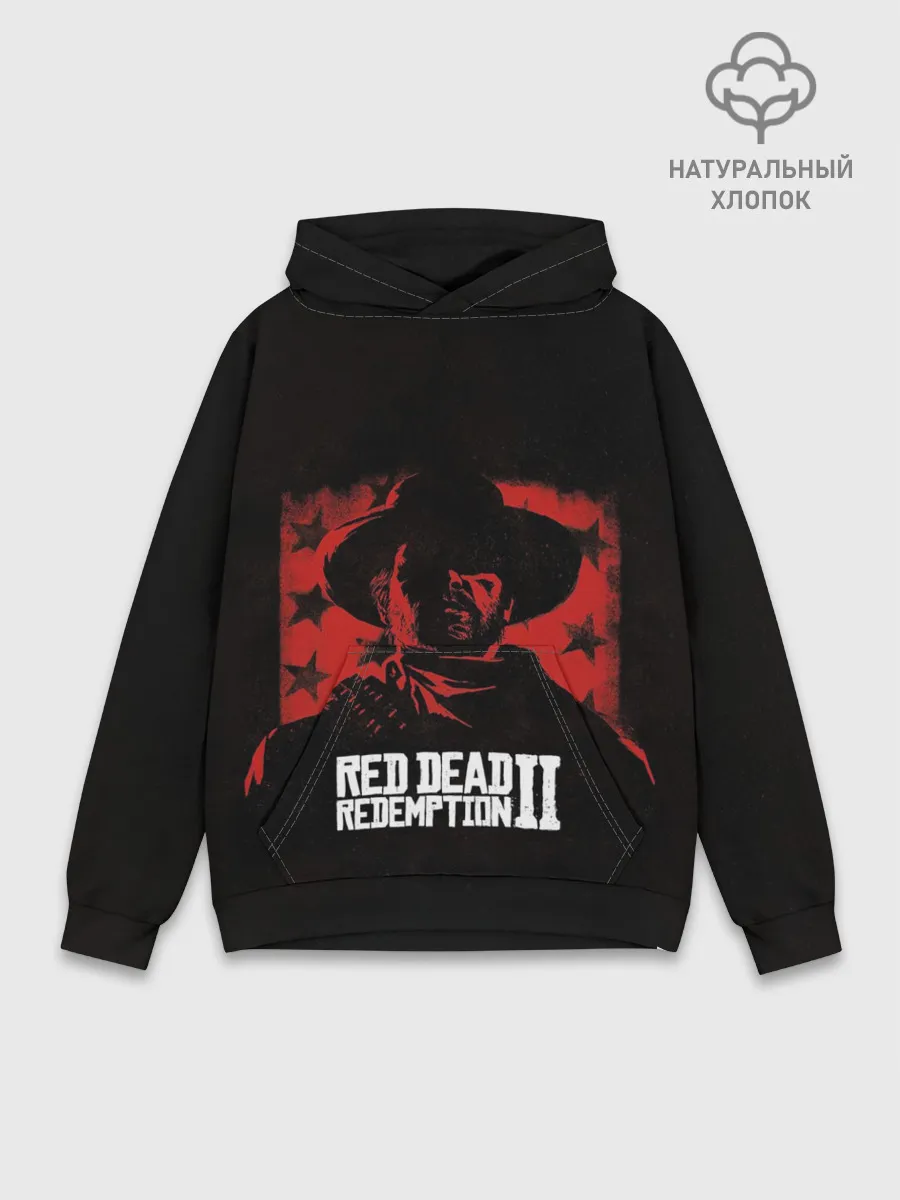 Худи мужской база хлопок / Red Dead Redemption