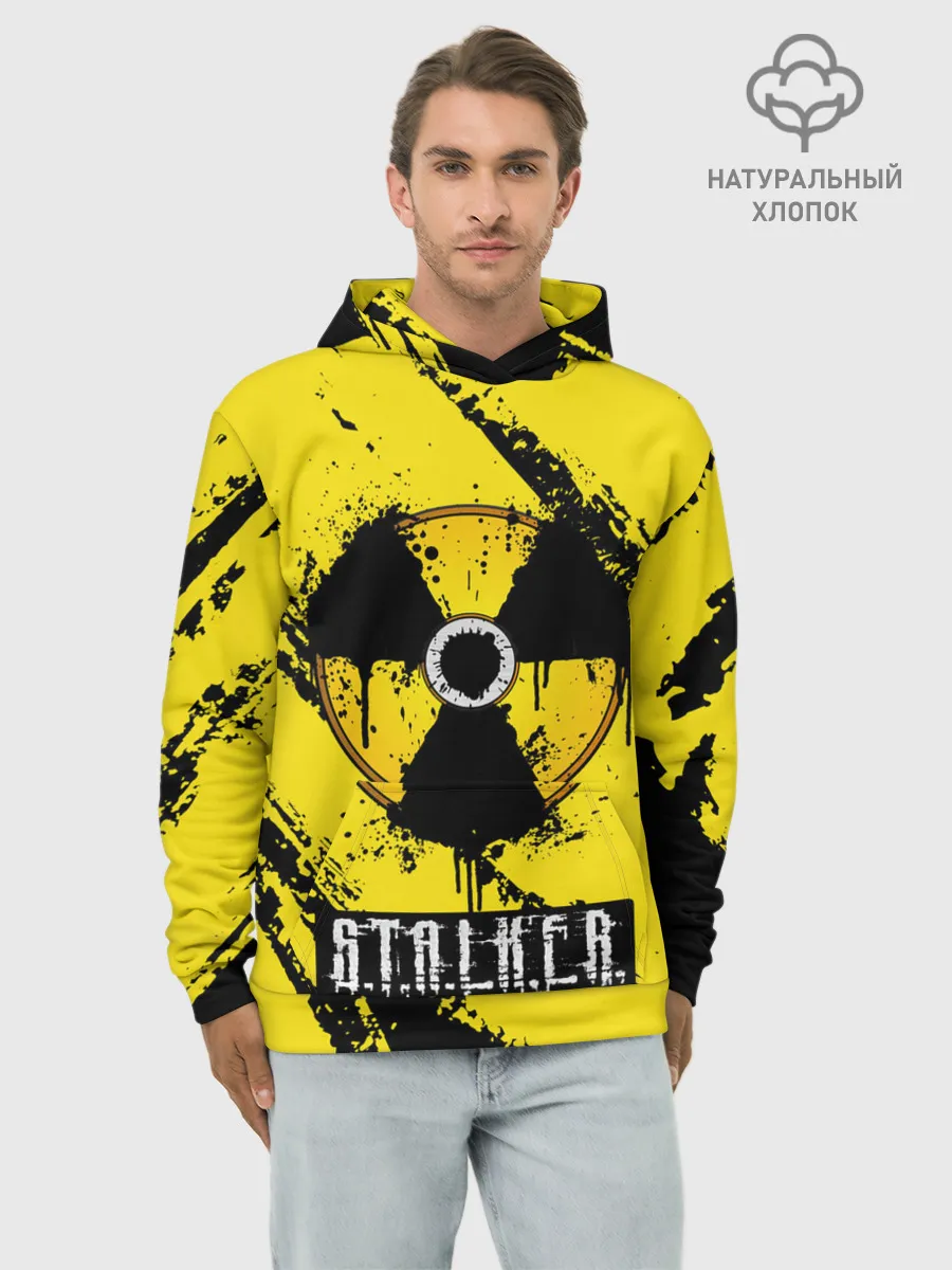 Худи мужской база хлопок / S.T.A.L.K.E.R.