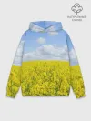 Худи мужской база хлопок / Рапсовое поле