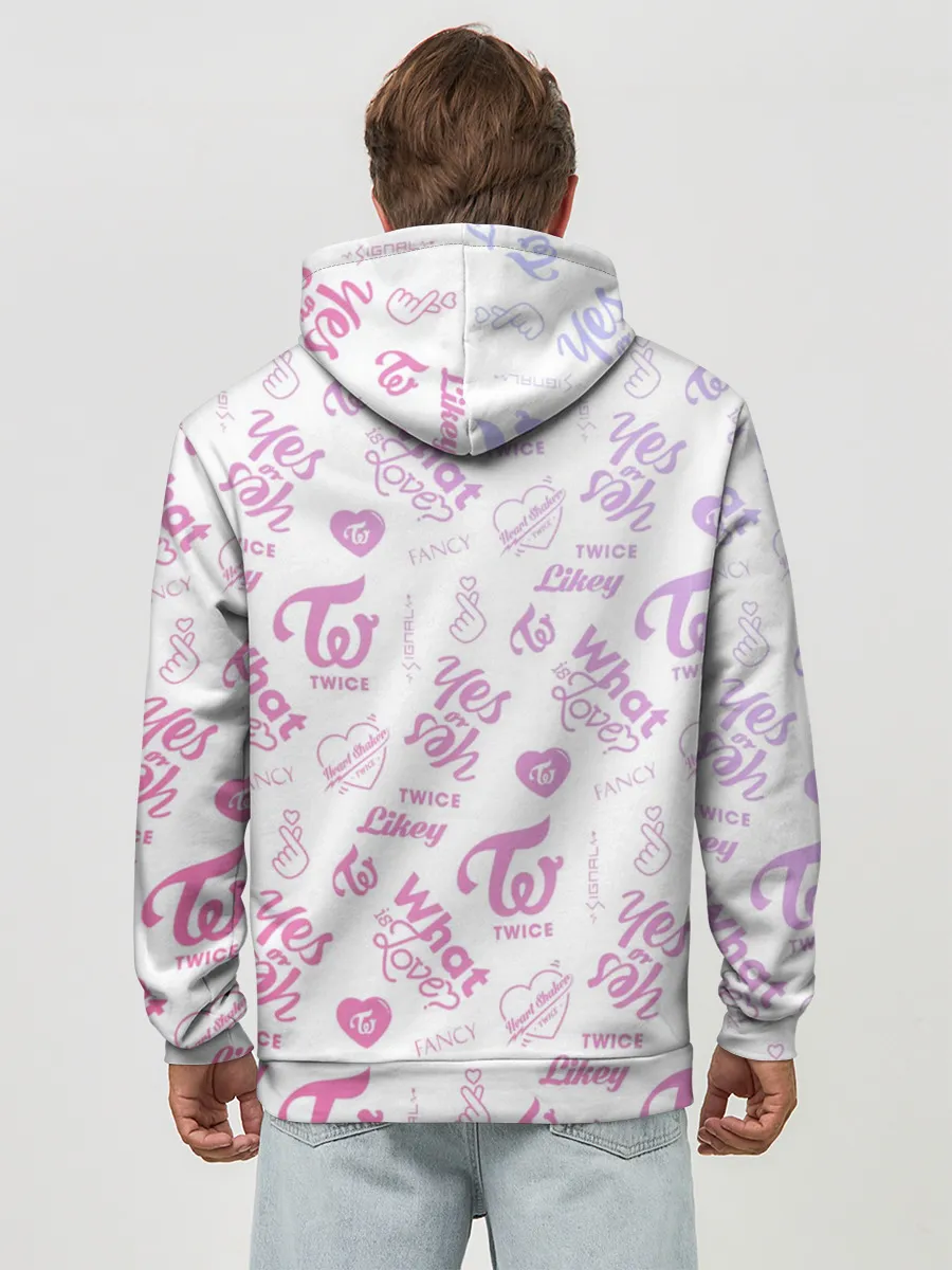 Худи мужской база хлопок / TWICE