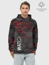 Худи мужской база хлопок / WATCH DOGS