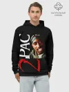 Худи мужской база хлопок / 2pac