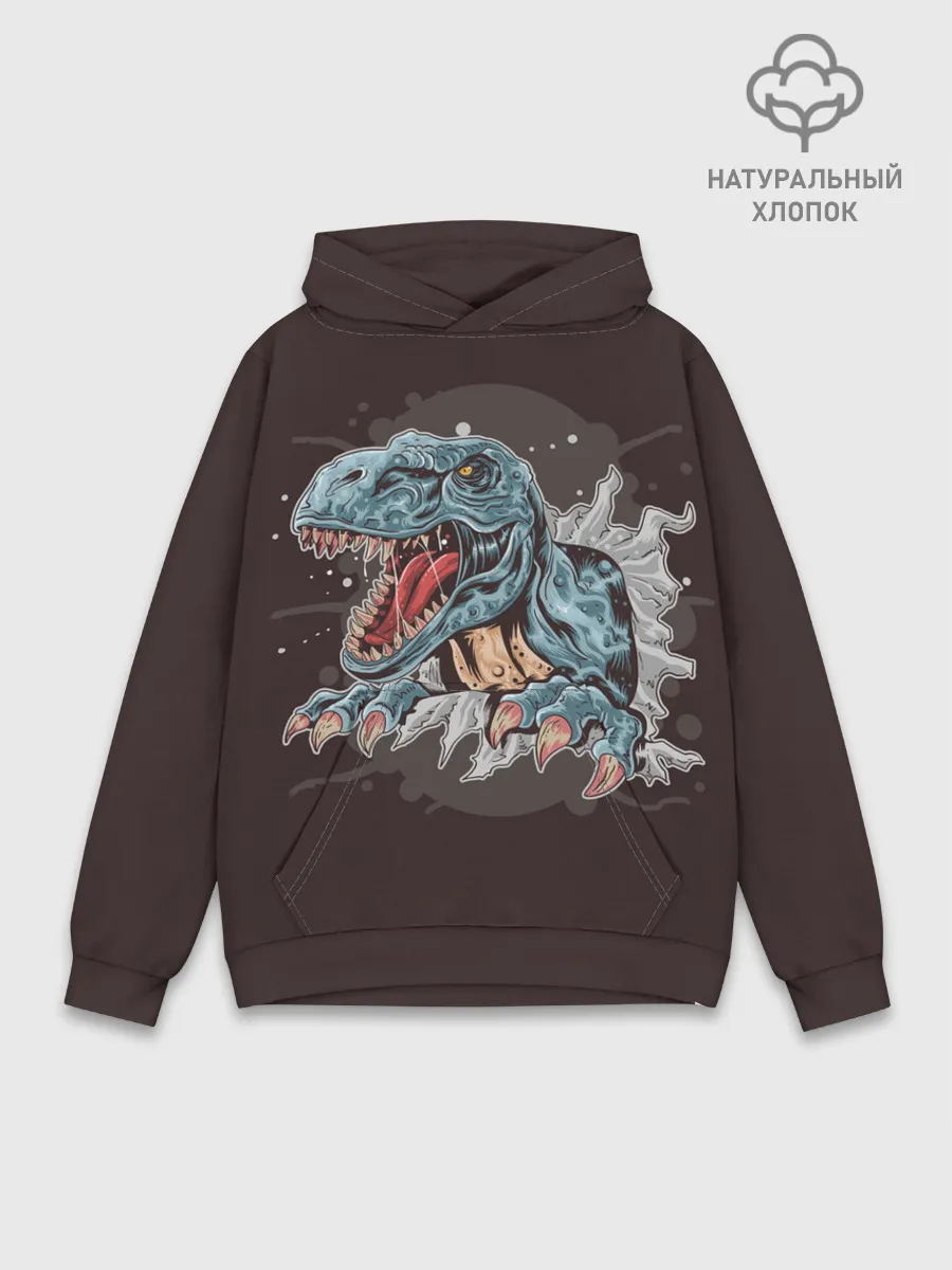 Худи мужской база хлопок / T-Rex