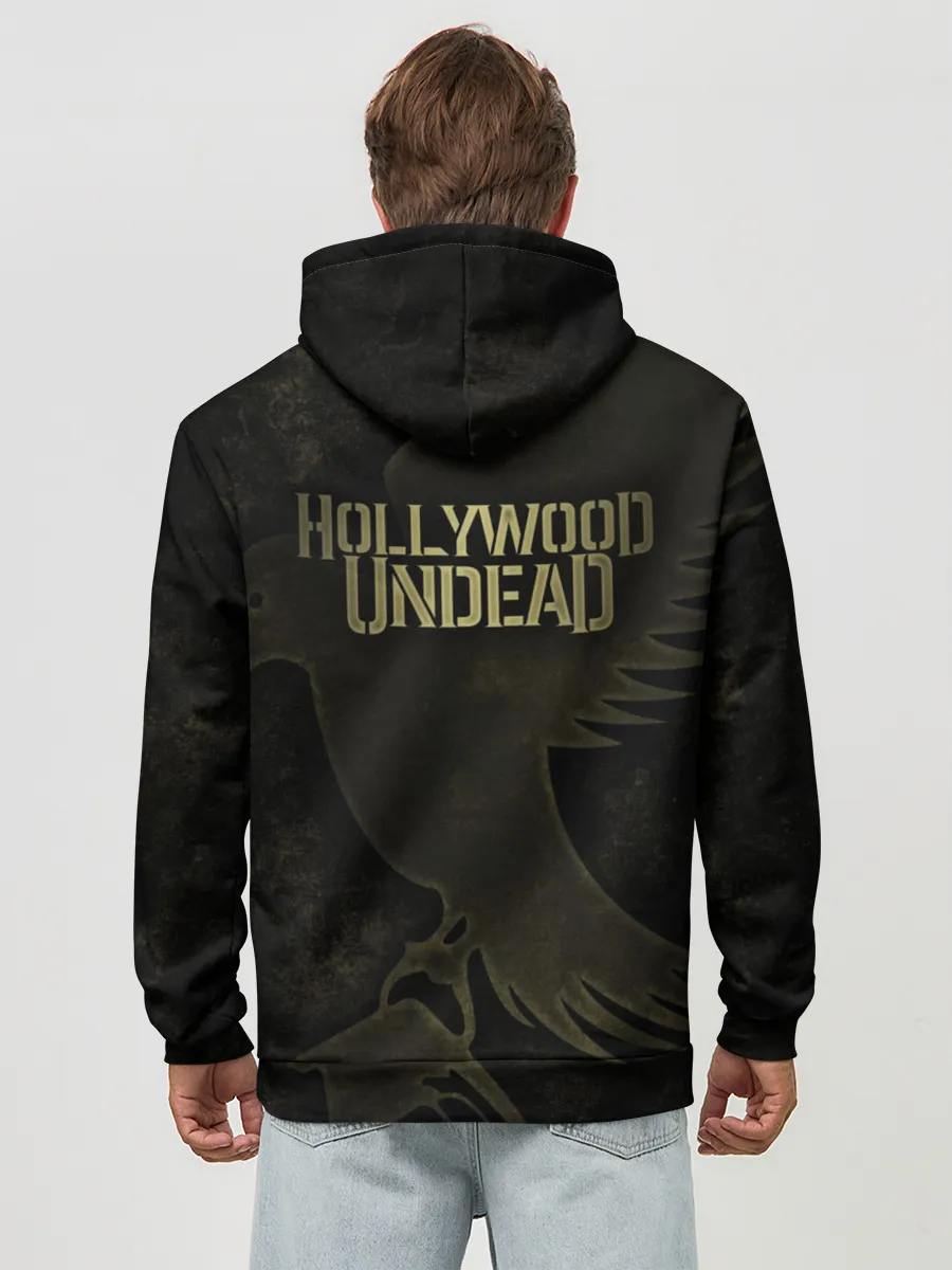 Худи мужской база хлопок / Hollywood Undead