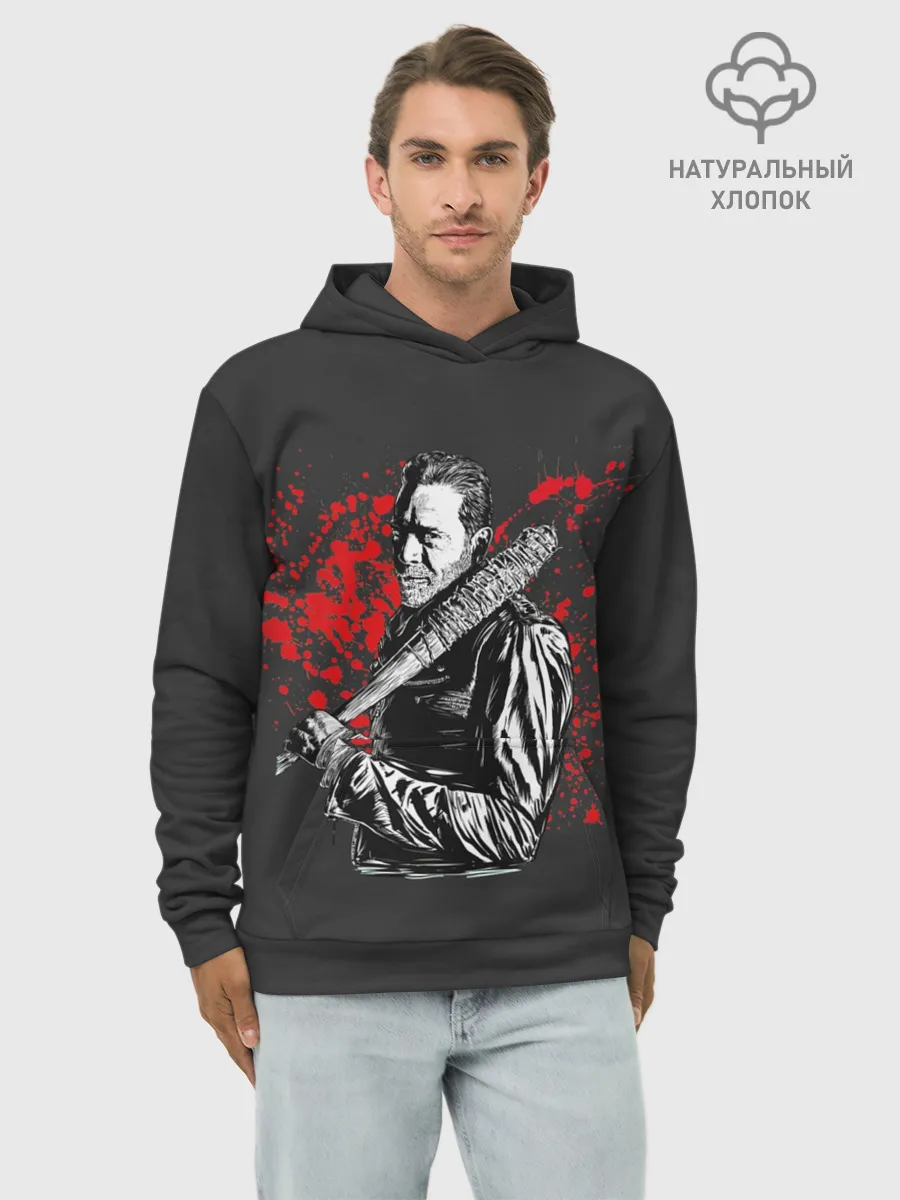 Худи мужской база хлопок / Negan