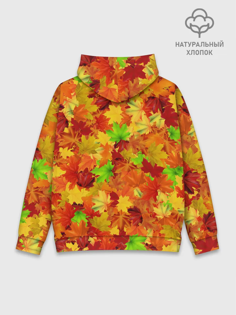 Худи мужской база хлопок / Кленовые листья