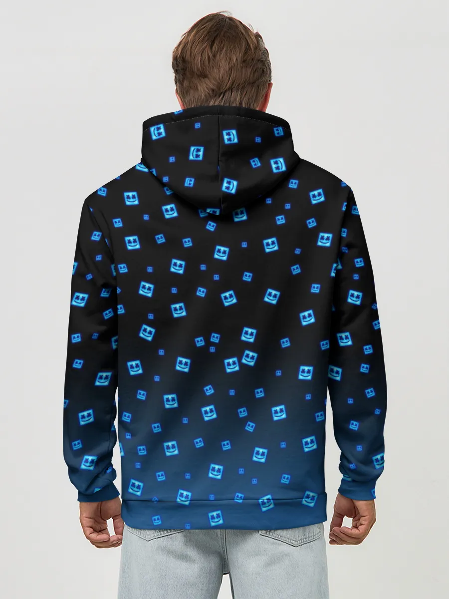 Худи мужской база хлопок / Roblox X Marshmello