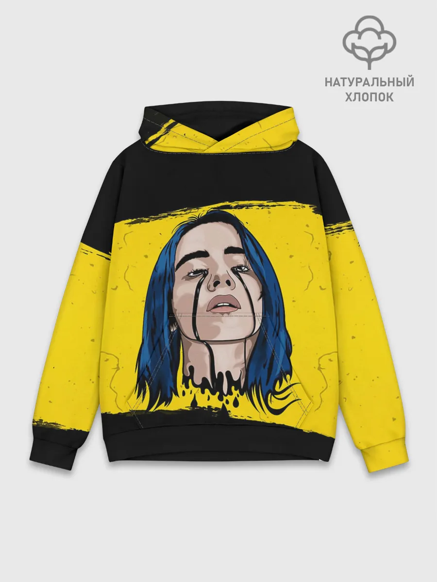 Худи мужской база хлопок / BILLIE EILISH