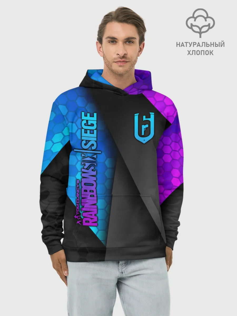 Худи мужской база хлопок / Rainbow Six Siege