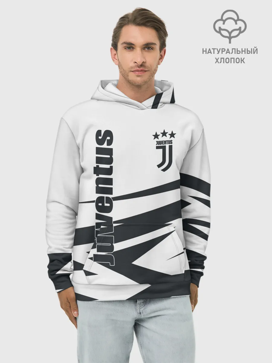 Худи мужской база хлопок / Juventus