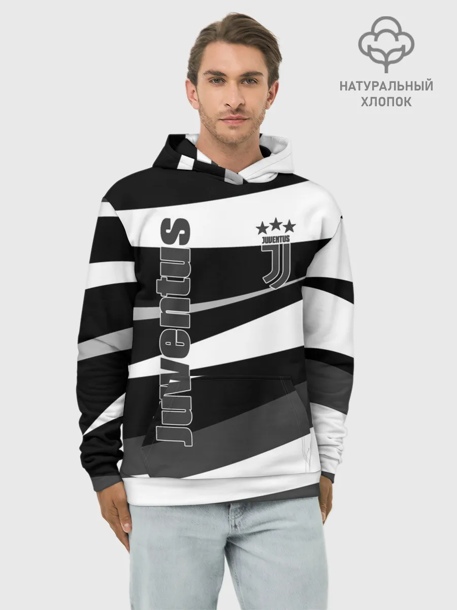 Худи мужской база хлопок / Juventus