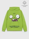 Худи мужской база хлопок / Plants vs Zombies | Зомби.