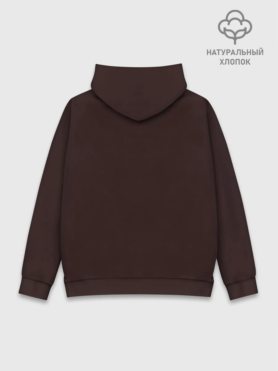 Худи мужской база хлопок / Дьявольский осьминог