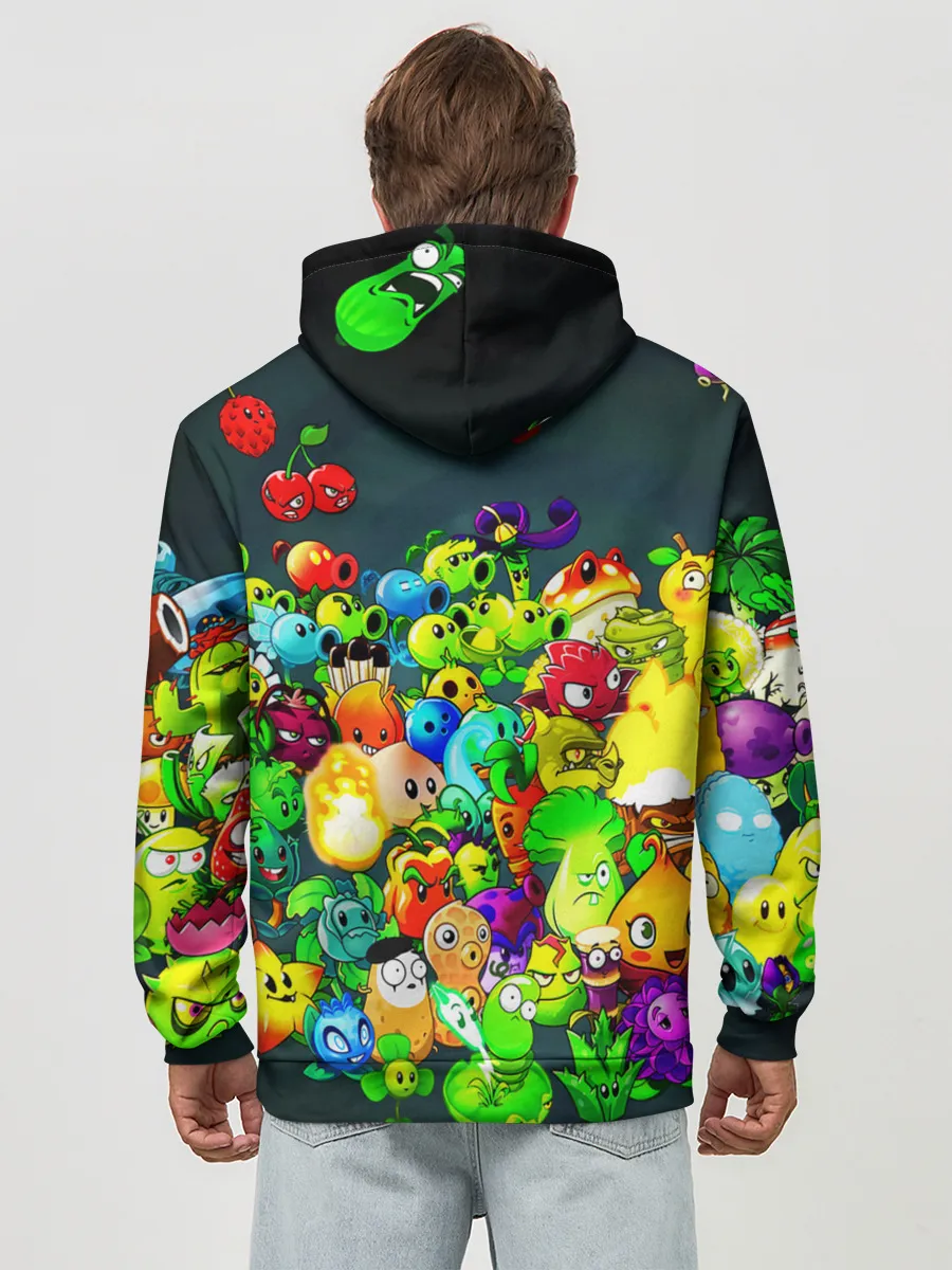 Худи мужской база хлопок / Plants vs. Zombies