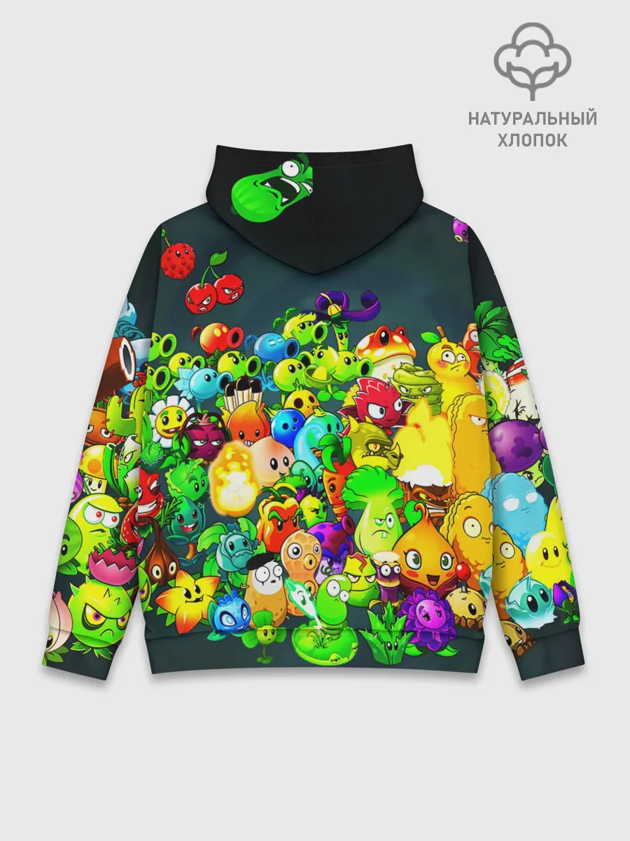 Худи мужской база хлопок / Plants vs. Zombies