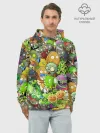 Худи мужской база хлопок / PLANTS VS ZOMBIES