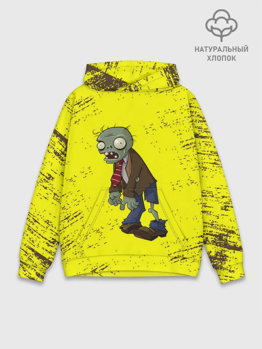 Худи мужской база хлопок / Plants vs. Zombies