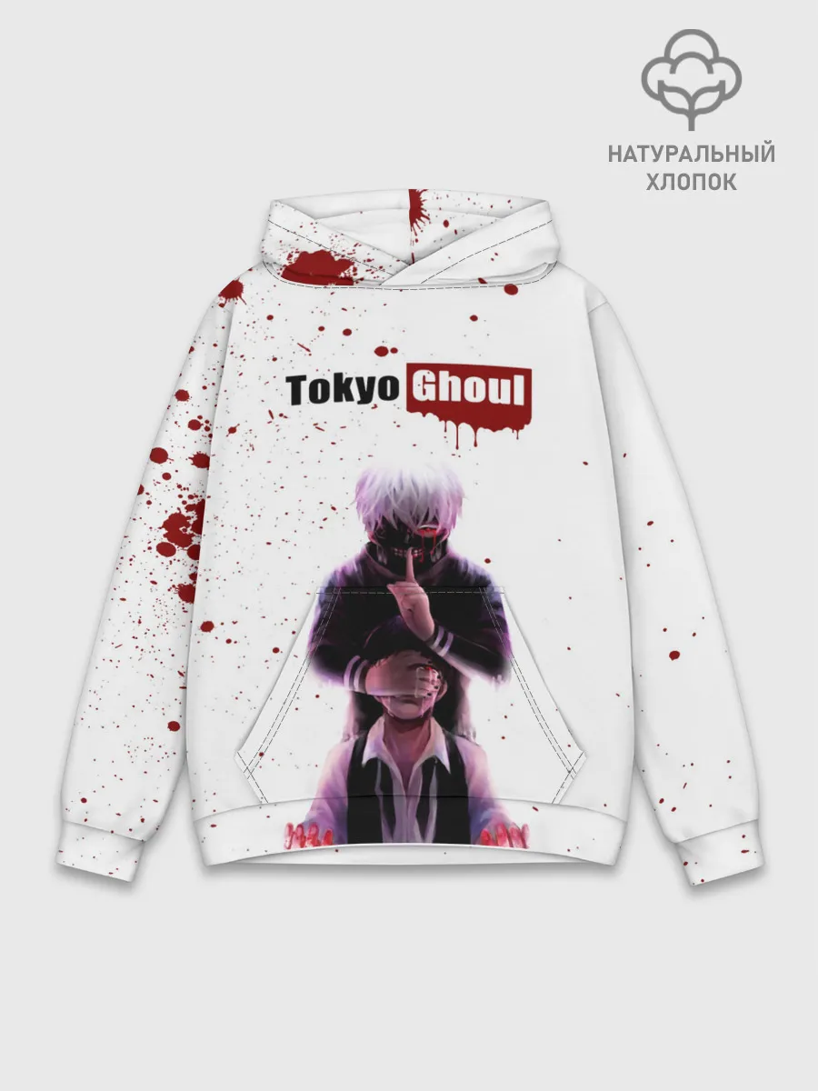 Худи мужской база хлопок / Токийский гуль