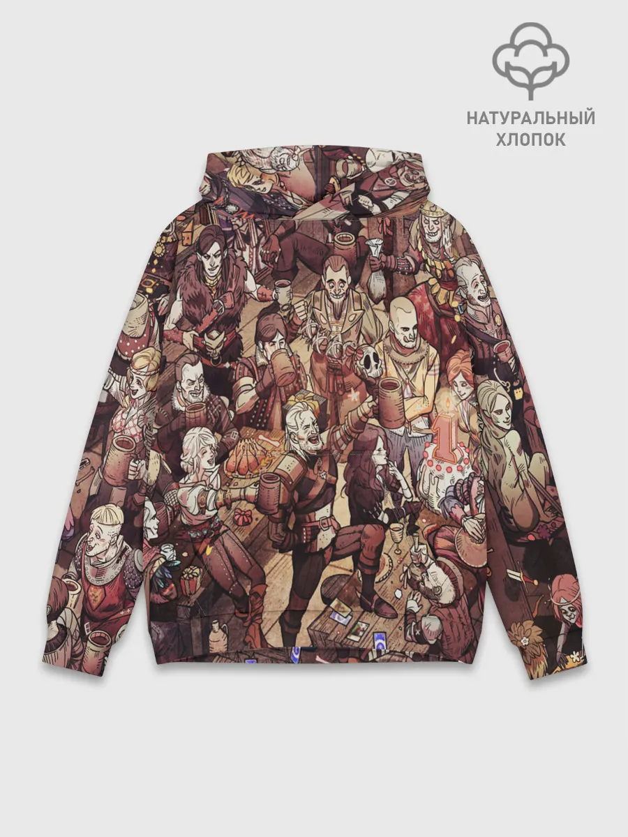 Худи мужской база хлопок / Ведьмак