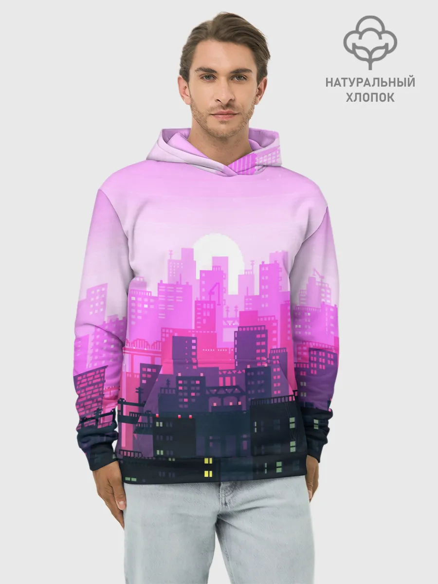 Худи мужской база хлопок / CITY