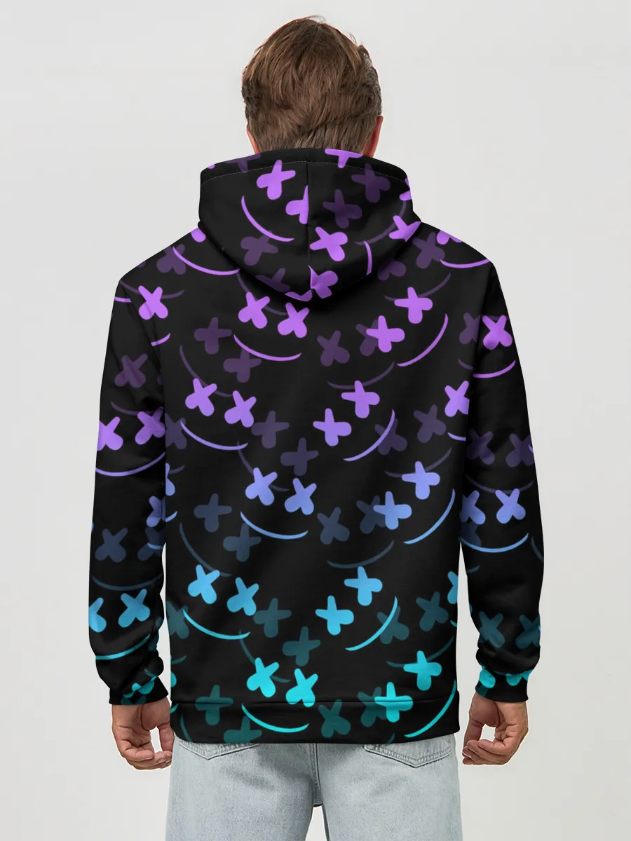 Худи мужской база хлопок / FORTNITE x MARSHMELLO