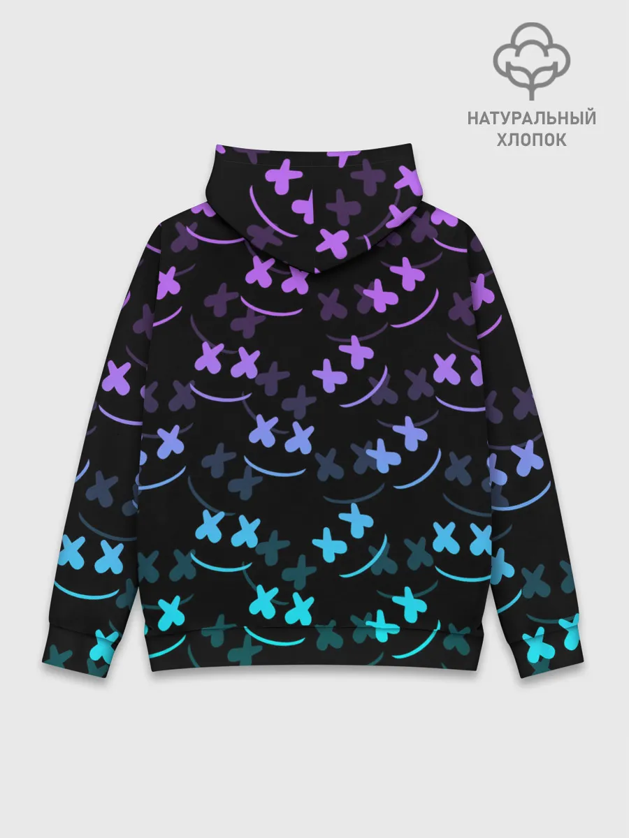 Худи мужской база хлопок / FORTNITE x MARSHMELLO