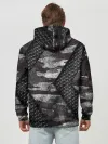 Худи мужской база хлопок / Камуфляжная 3D броня