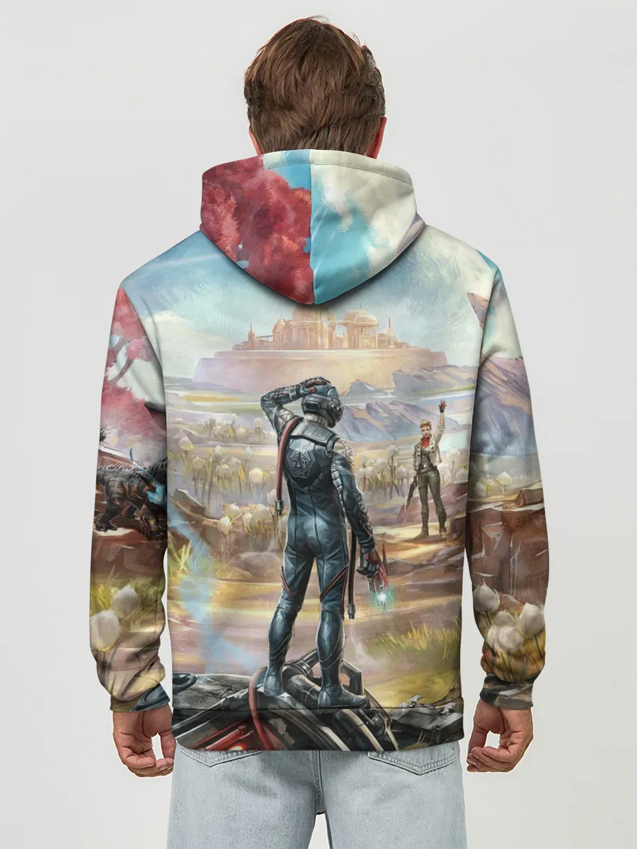 Худи мужской база хлопок / The Outer Worlds