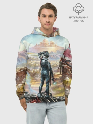 Худи мужской база хлопок / The Outer Worlds