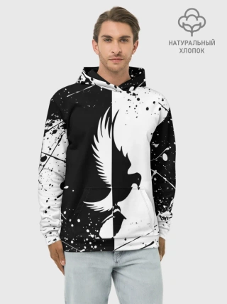 Худи мужской база хлопок / HOLLYWOOD UNDEAD