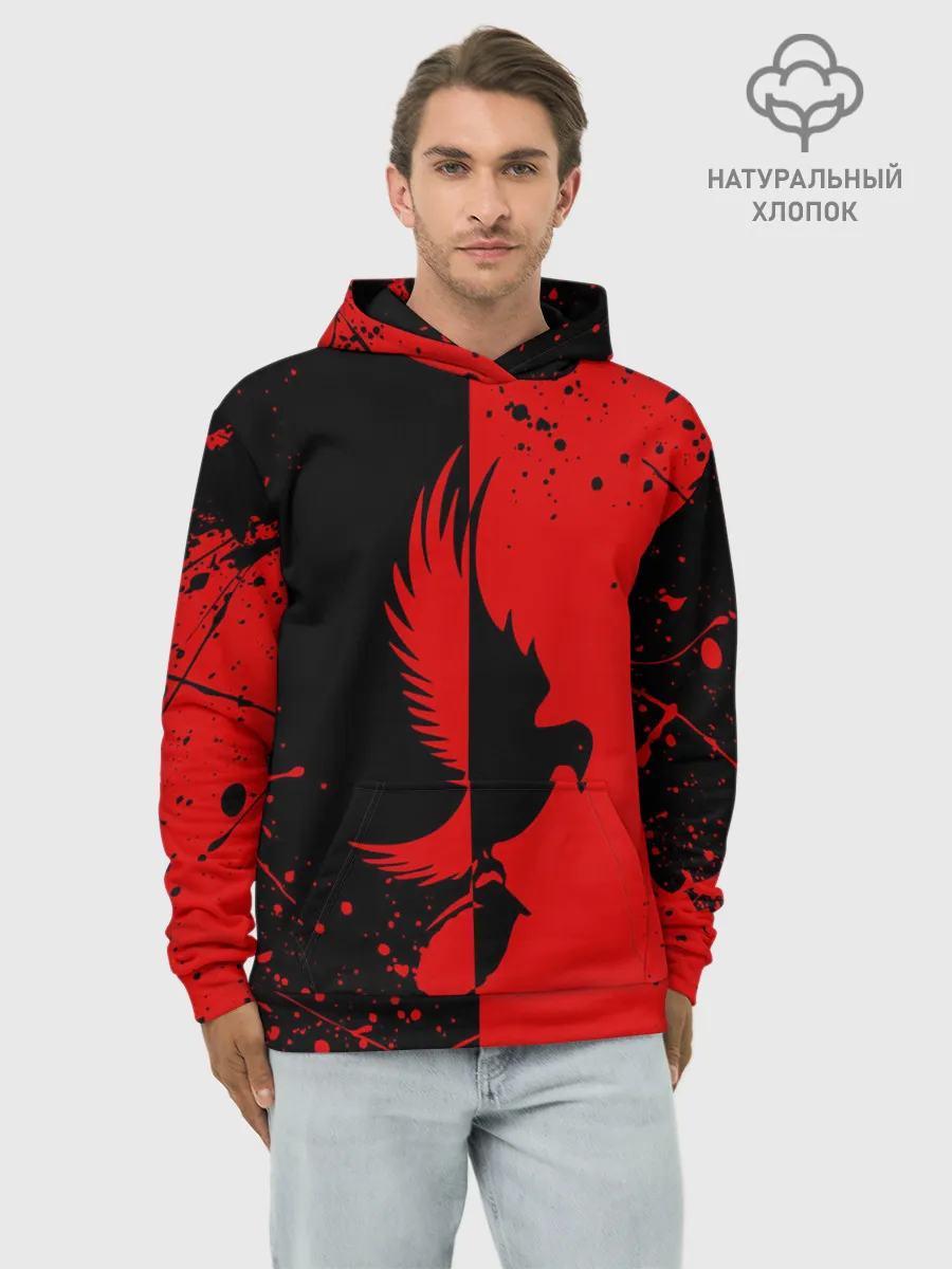 Худи мужской база хлопок / HOLLYWOOD UNDEAD