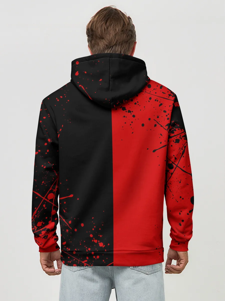 Худи мужской база хлопок / HOLLYWOOD UNDEAD