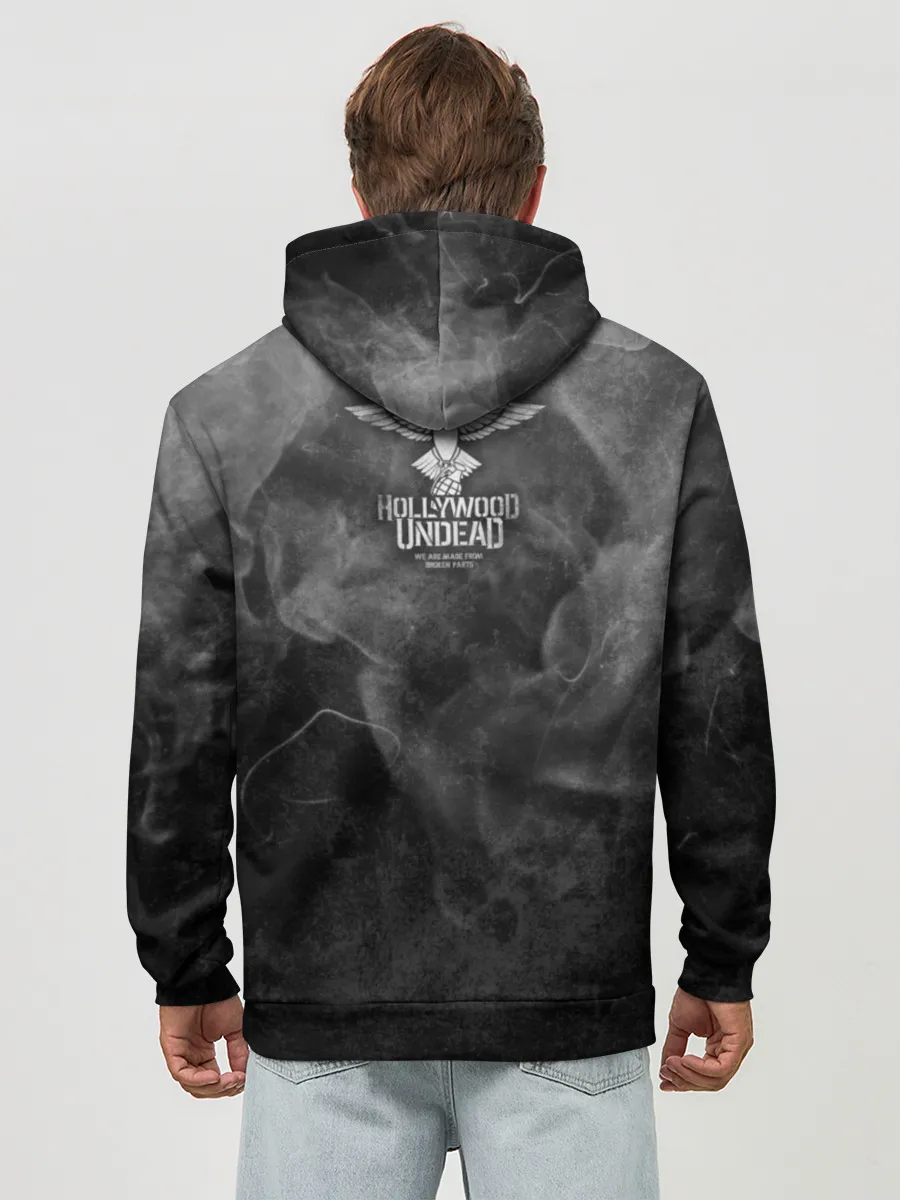 Худи мужской база хлопок / Hollywood Undead