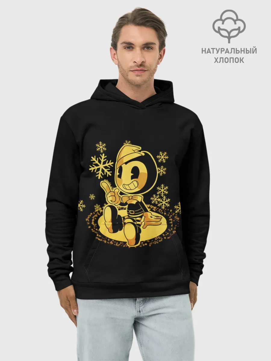 Худи мужской база хлопок / Bendy And The Ink Machine