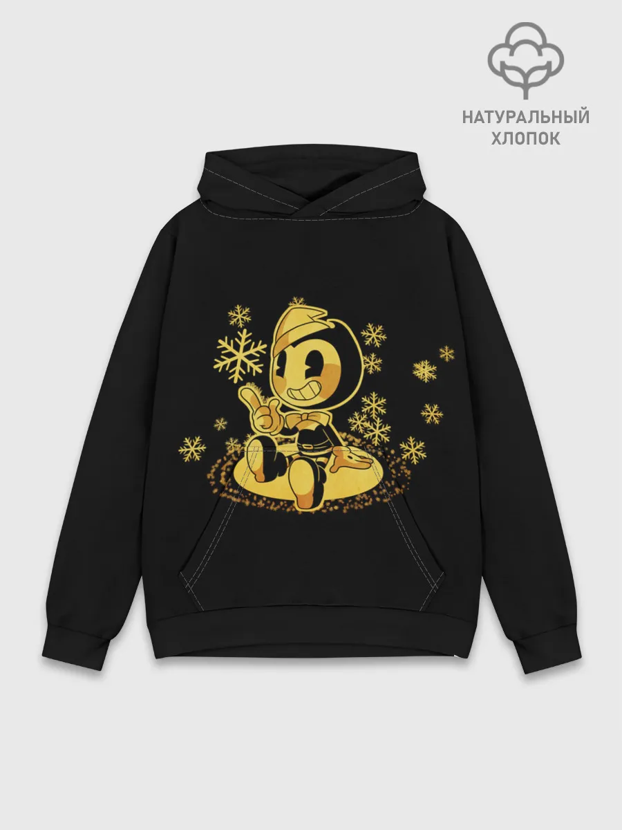 Худи мужской база хлопок / Bendy And The Ink Machine
