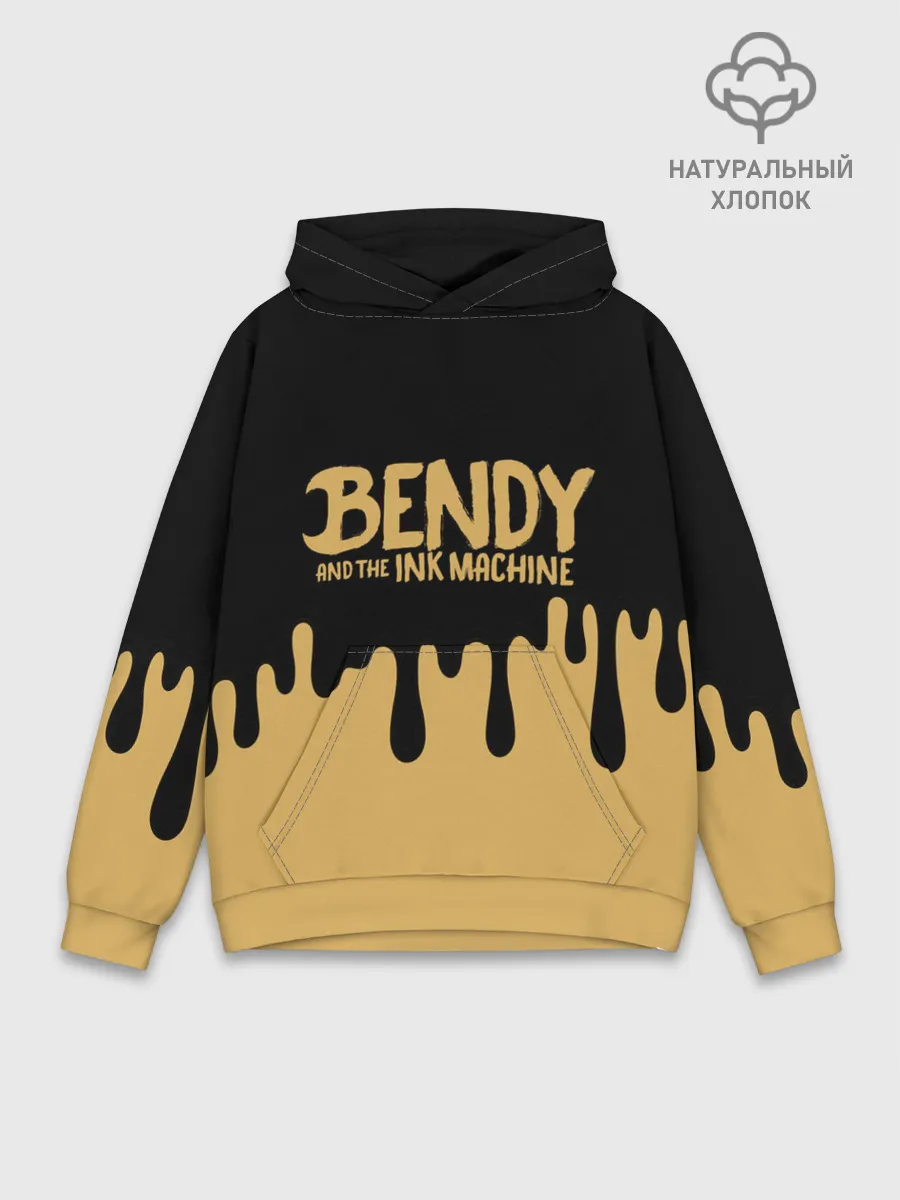 Худи мужской база хлопок / Bendy And The Ink Machine