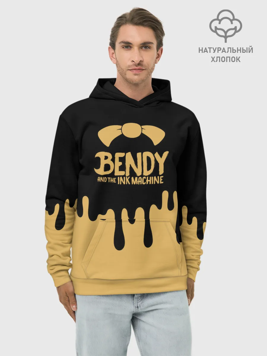 Худи мужской база хлопок / Bendy And The Ink Machine