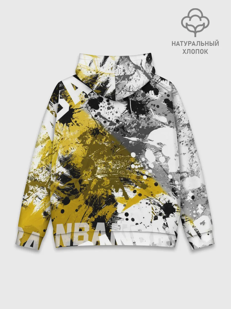 Худи мужской база хлопок / Голден Стэйт Уорриорз