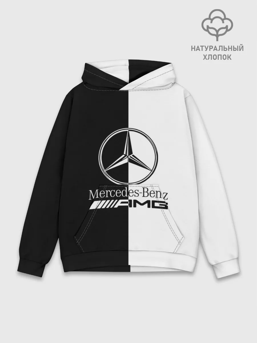 Худи мужской база хлопок / MERCEDES-BENZ