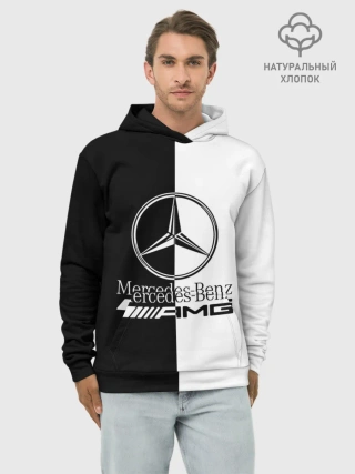 Худи мужской база хлопок / MERCEDES-BENZ
