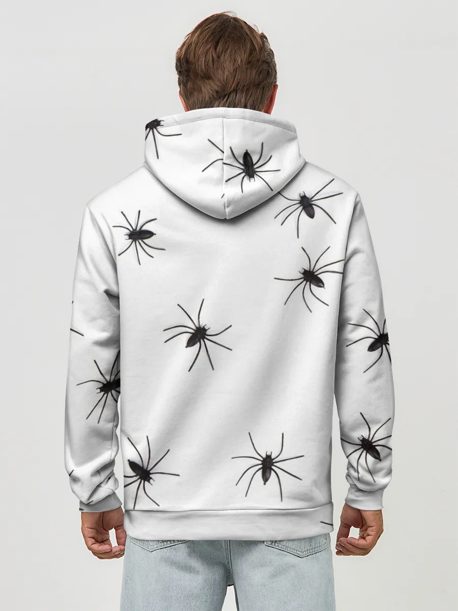 Худи мужской база хлопок / Пауки